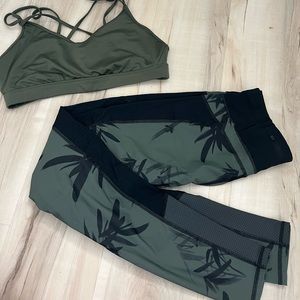 Sweaty Betty 7/8 leggings plus bra